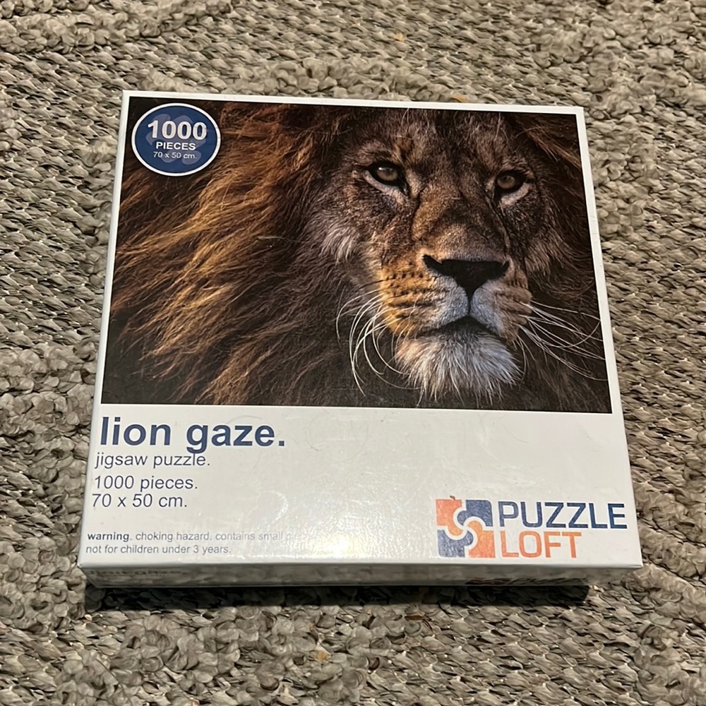 Puzzle 🧩 lions gaze 1000 piece puzzle